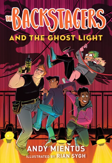 Cover image for Backstagers and the Ghost Light (Backstagers #1) 