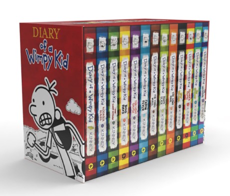 Cover image for Diary of a Wimpy Kid Box of Books 1-13 Hardcover Gift Set 