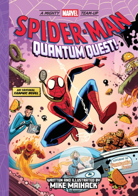 Cover image for Spider-Man: Quantum Quest! (A Mighty Marvel Team-Up) An Original Graphic Novel