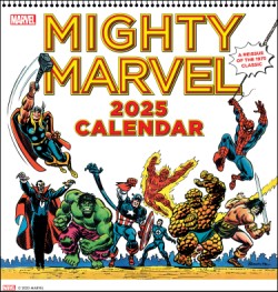 Cover image for Mighty Marvel 2025 Wall Calendar: A Reissue of the 1975 Classic