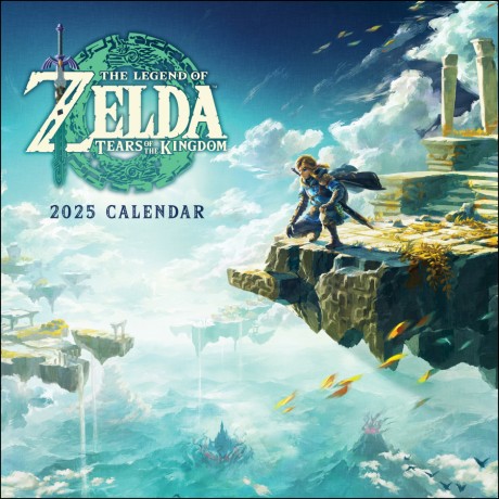 The Legend of Zelda: Tears of the Kingdom 2025 Wall Calendar