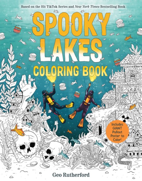 Cover image for Spooky Lakes Coloring Book