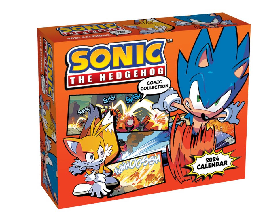 Sonic the Hedgehog Comic Collection 2024 Day-to-Day Calendar (Desk