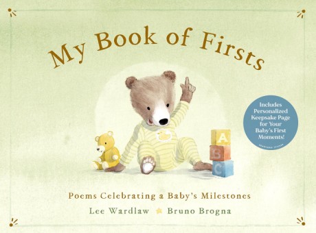 Cover image for My Book of Firsts Poems Celebrating A Baby's Milestones