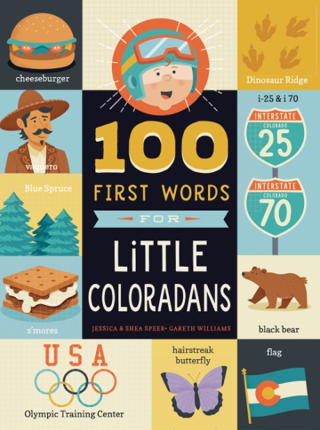 Cover image for 100 First Words for Little Coloradans