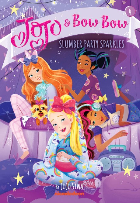 Cover image for Slumber Party Sparkles (JoJo and BowBow #4) 