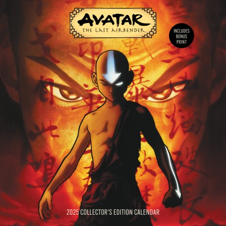 Avatar: The Last Airbender 2025 Collector's Edition Wall Calendar with Bonus Print