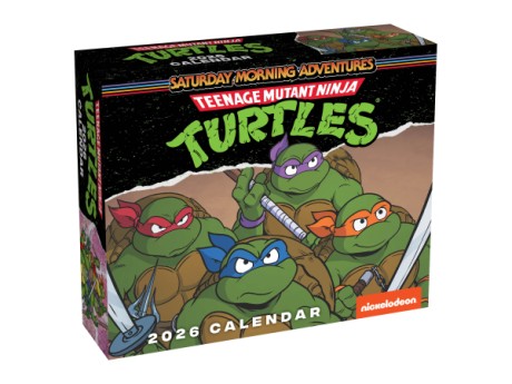 Cover image for Teenage Mutant Ninja Turtles Comic Art 2026 Day-to-Day Calendar