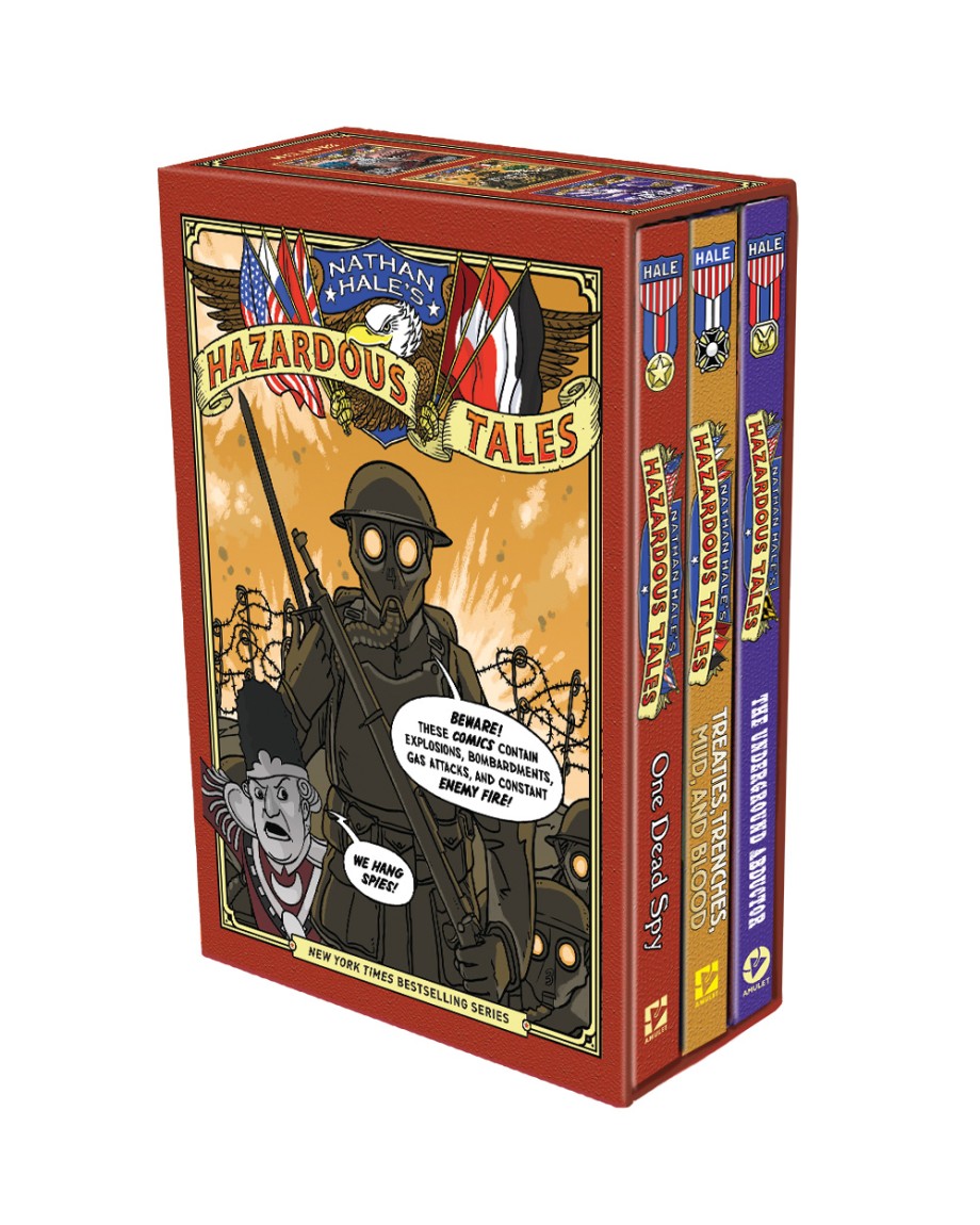 Nathan Hale's Hazardous Tales 3-Book Box Set A Graphic Novel Collection