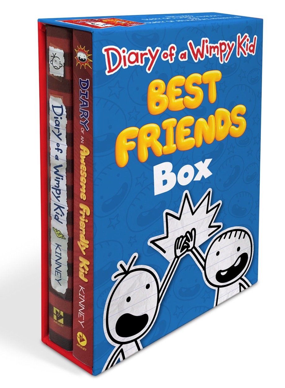 Diary of a Wimpy Kid Best Friends: 2-Book Hardcover Gift Set Diary of a Wimpy Kid and Diary of an Awesome Friendly Kid