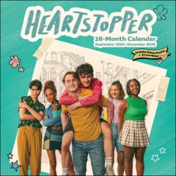 Cover image for Heartstopper 16-Month 2024–2025 Wall Calendar with Bonus Poster and Love Notes