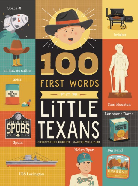 Cover image for 100 First Words for Little Texans