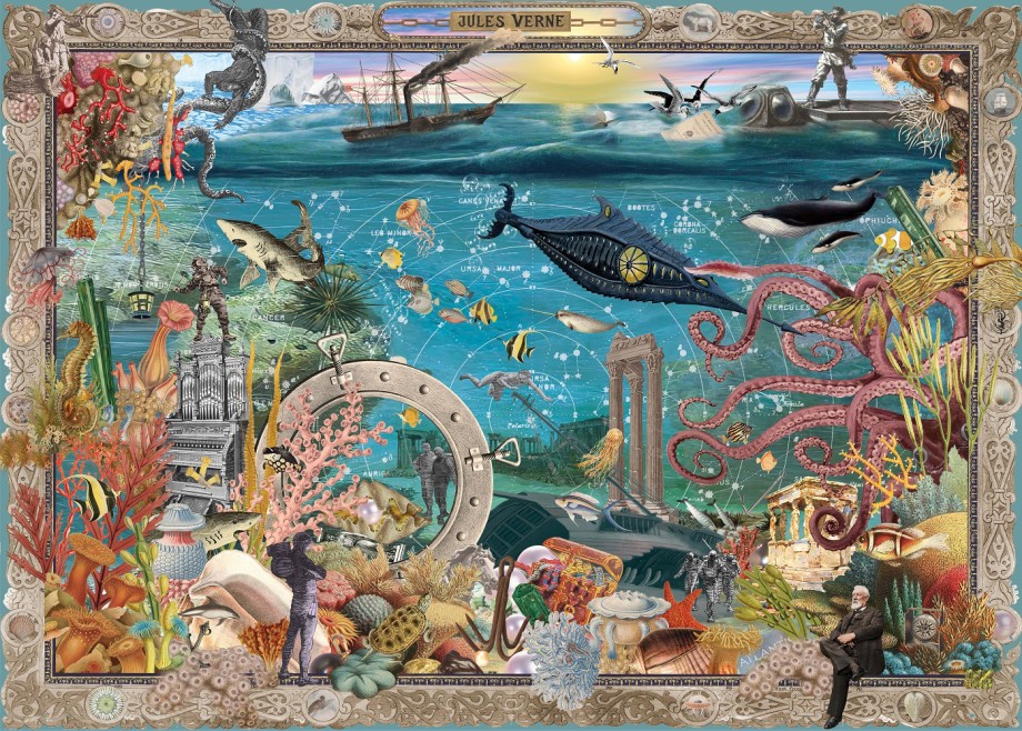 20,000 Leagues Under the Sea A 1000 piece Jigsaw Puzzle Inspired by Jules Verne’s Classic Adventure