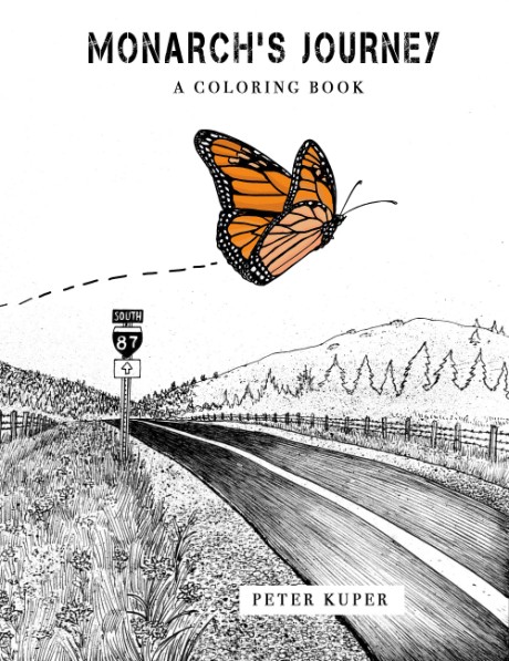 Cover image for Monarch’s Journey A Coloring Book