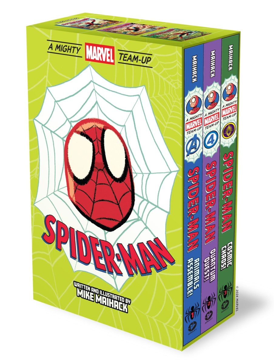Spider-Man: A Mighty Marvel Team-Up 3-Book Box Set 3 Original Graphic Novels: Animals Assemble!, Quantum Quest!, Cosmic Chaos!