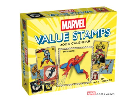 Cover image for Marvel Value Stamps 2026 Day-to-Day Calendar