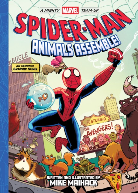 Cover image for Spider-Man: Animals Assemble! (A Mighty Marvel Team-Up) An Original Graphic Novel