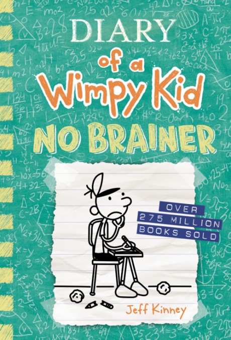 Cover image for No Brainer (Diary of a Wimpy Kid #18) 