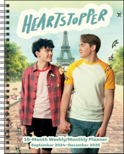 Cover image for Heartstopper 16-Month 2024-2025 Weekly/Monthly Planner Calendar with Bonus Stickers