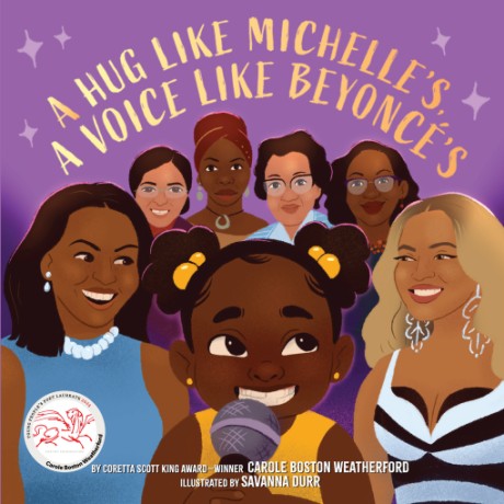 Cover image for Hug Like Michelle's, a Voice Like Beyoncé’s A Picture Book