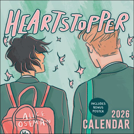 Cover image for Heartstopper 2026 Wall Calendar with Bonus Poster