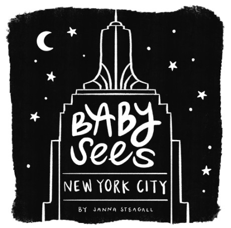 Cover image for Baby Sees New York City A High-Contrast Board Book for Babies