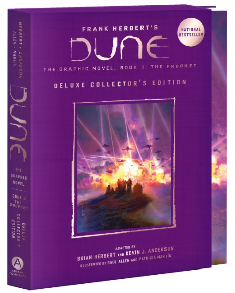 Cover image for DUNE: The Graphic Novel,  Book 3: The Prophet: Deluxe Collector's Edition