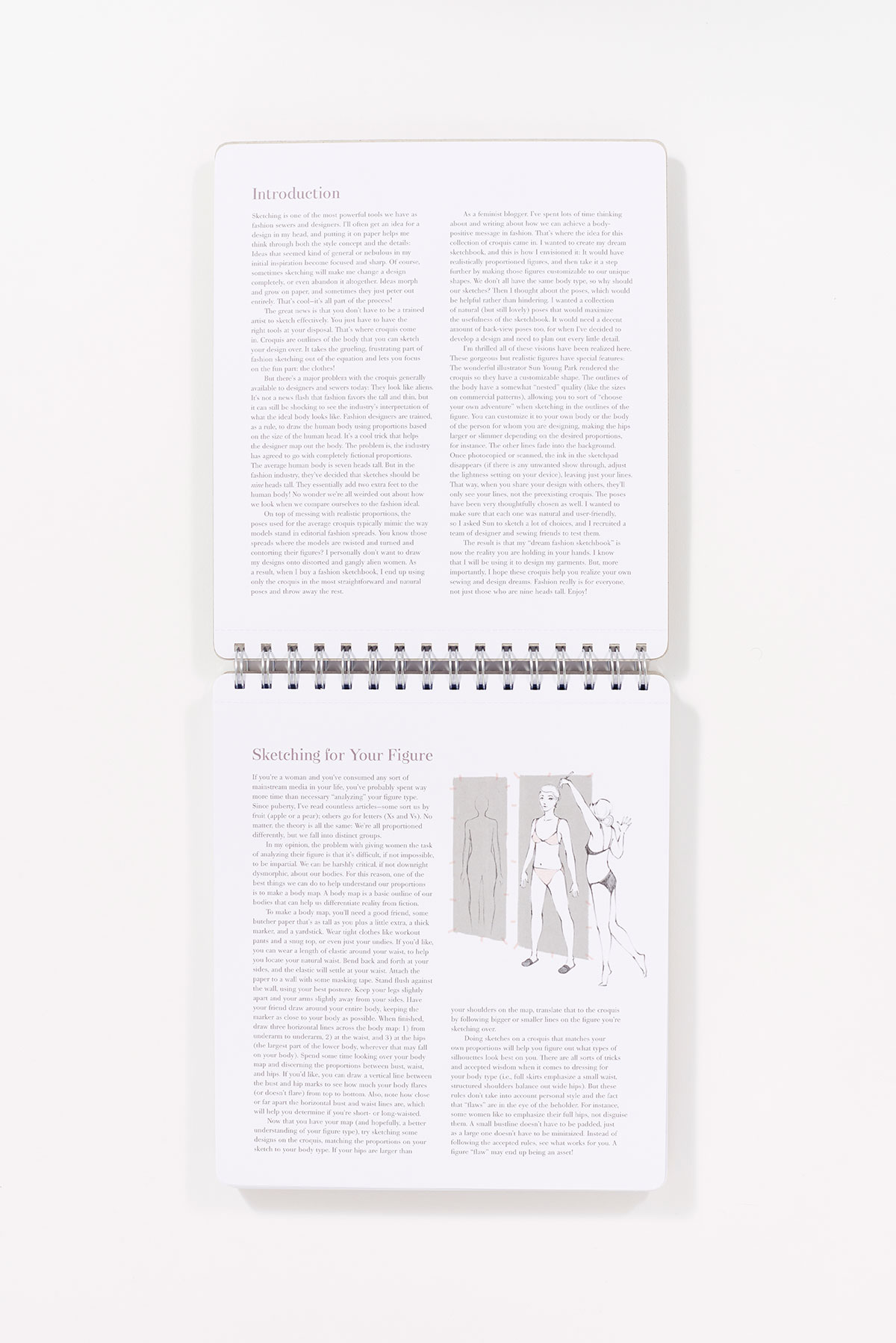 Fashion Design Journal Dot Grid Sketchbook Gift For Designer